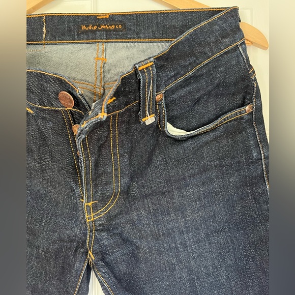 Nudie Blue Denim Jeans Gently Used Sz. 32 / 34 - Picture 2 of 6